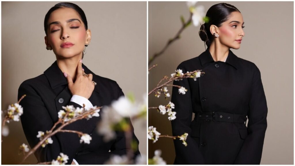 Namaste Japan! Sonam Kapoor gears up for Dior Fall 2025 show in Kyoto in tailored suit, Sakura-themed makeup | Fashion Trends