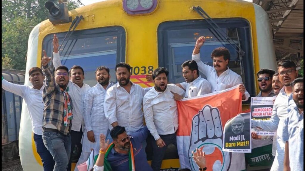 National Herald case: Youth Congress workers stage rail roko