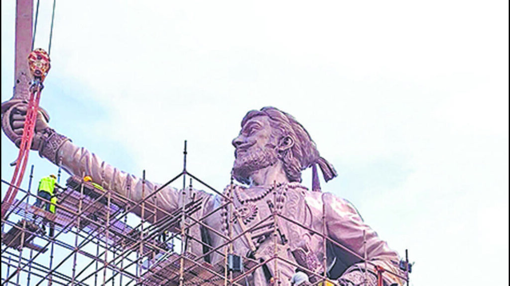 New statue of Chhatrapti Shivaji Maharaj ready at Malvan, could be unveiled on May 1 | Mumbai news