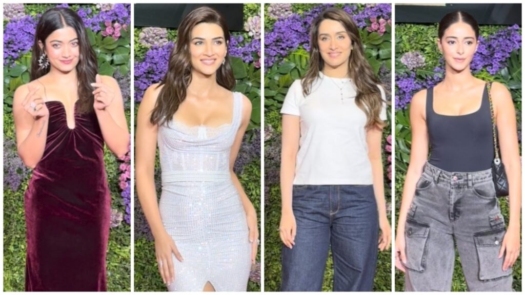 No one is dressed for same event: Rashmika, Kriti rock posh gowns but Ananya, Shraddha turn up in jeans for Maddock bash | Fashion Trends