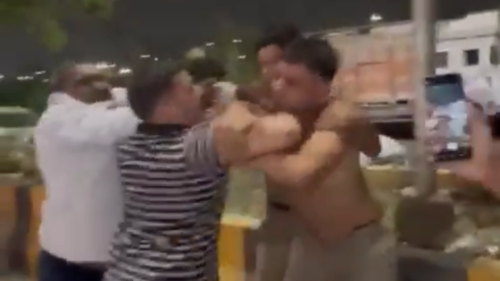 Noida: Cop suspended after his brawl video goes viral; 3 others held