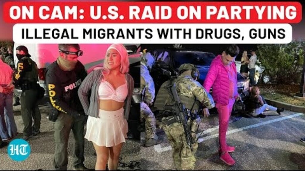 On Cam: In US, Huge Raid On Illegal Migrants’ Nightclub Party With Drugs, Guns; 100+ Arrested| Trump