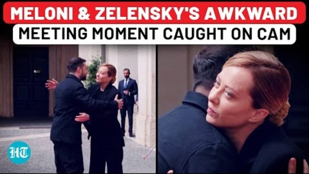 On Cam: Meloni & Zelensky’s Awkward Moment During Talks On Sidelines Of Pope Funeral?| Ukraine,Italy