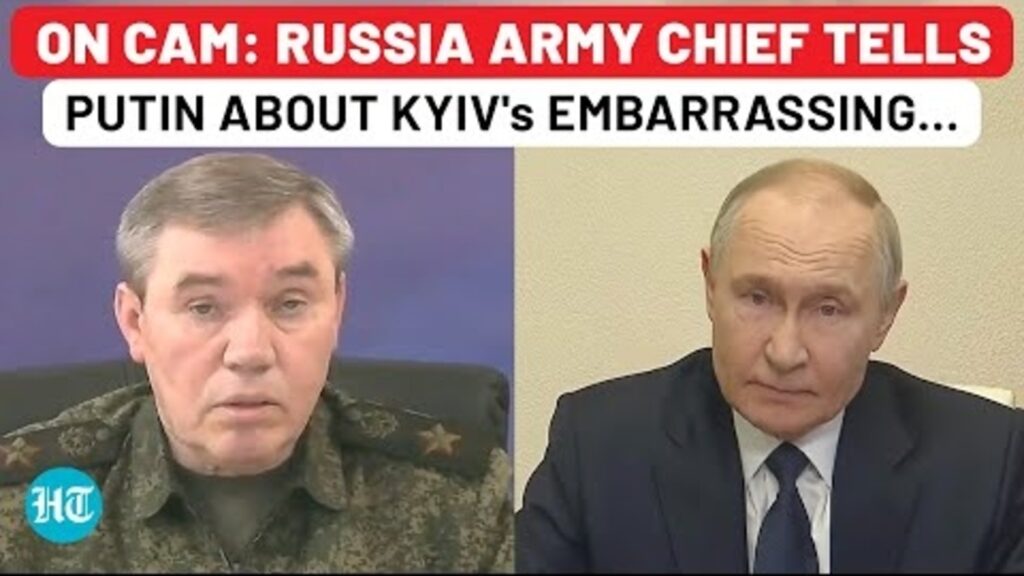 On Cam: Russia Army Chief Tells Putin About Ukraine Military’s Embarrassing State In…| Trump| Kursk