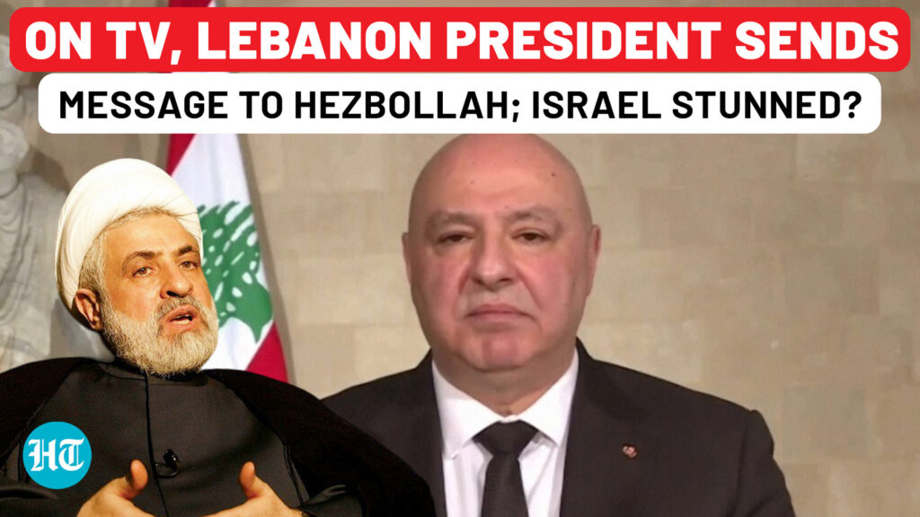 On TV, Lebanon’s pro-USA president sends surprising message to Hezbollah; Israel stunned?| Iran,Gaza
