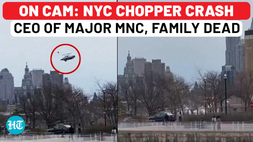 On cam: Helicopter crash in New York; CEO of major MNC, family killed – report| USA| Hudson| Siemens