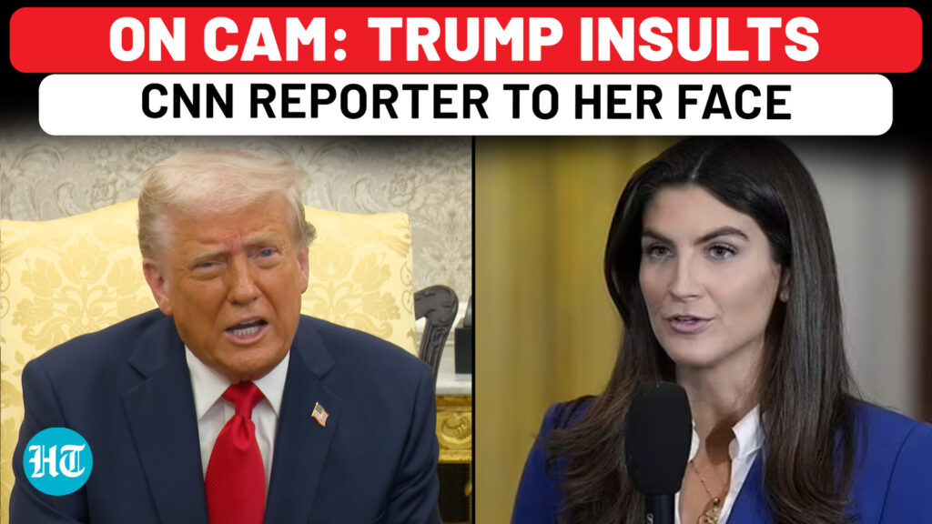On cam: Trump insults CNN reporter to her face-‘this low rated anchor…’