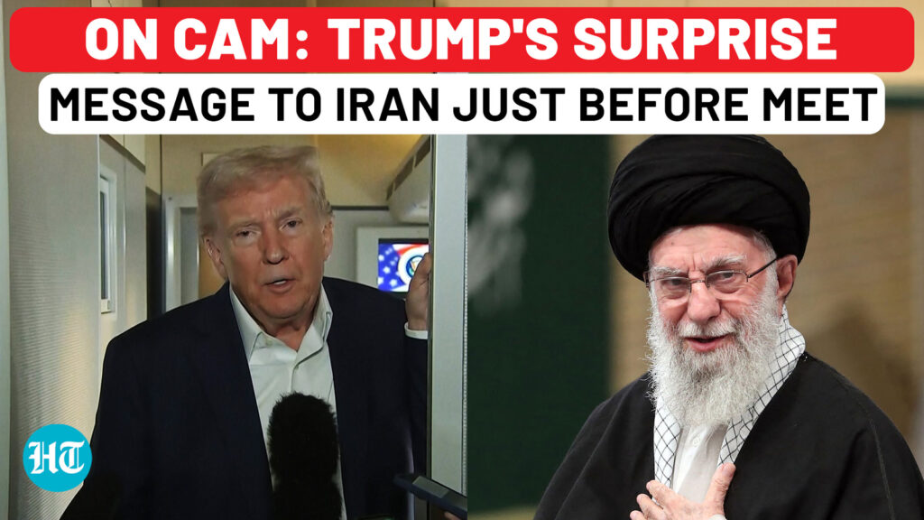On cam: Trump’s surprise message to Iran just hours before big nuclear meet in Oman| Israel,USA
