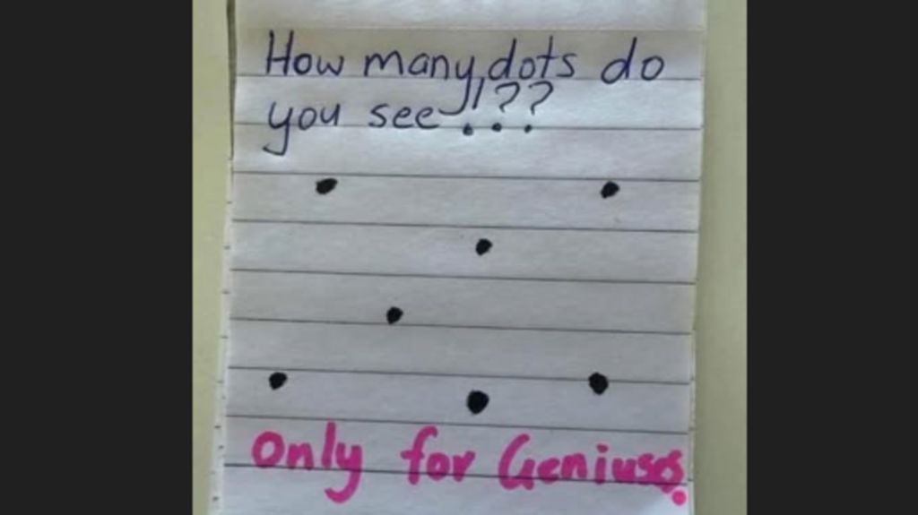 Optical illusion: If you can count all the dots in this image, you’ll earn title of puzzle king of the day | Trending
