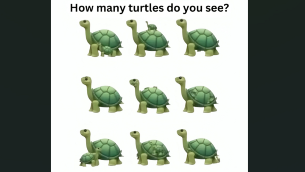 Optical illusion: Only 1% with extraordinary focus can count all the turtles in this image | Trending