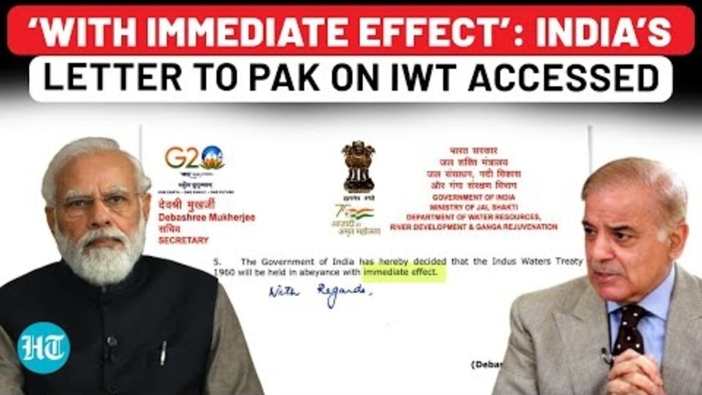 Pahalgam Attack: India Notifies Pakistan About Indus Waters Treaty Suspension, Cites These Reasons
