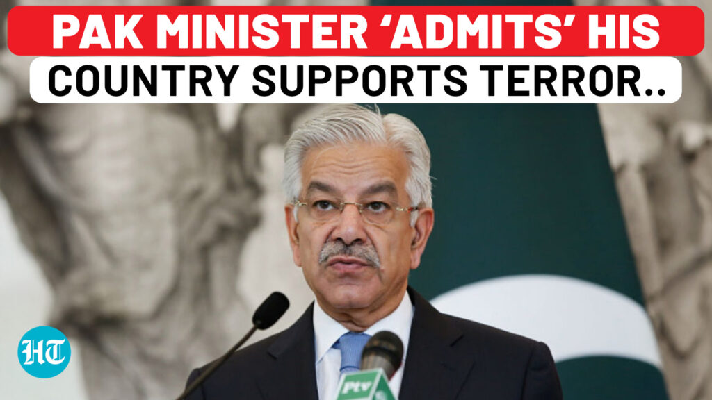 Pahalgam: India vindicated, Pak defence minister admits his country backs, supports & funds terror
