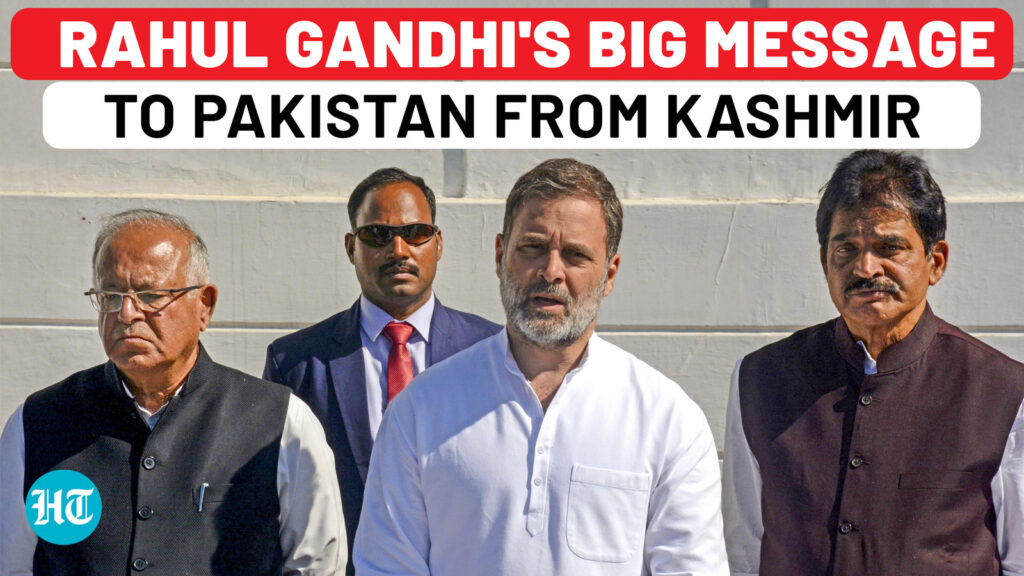 Pahalgam terror attack: Rahul Gandhi visits Jammu and Kashmir, sends bold message to Pakistan