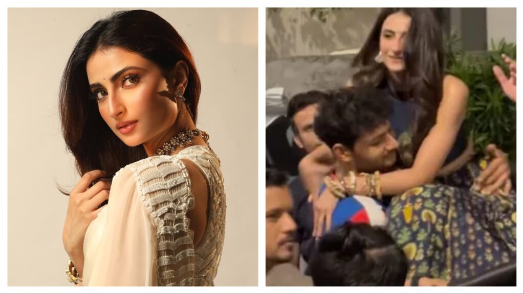 Palak Tiwari gets carried out of the car amid fan frenzy at Bhootnii music launch. Watch video | Bollywood