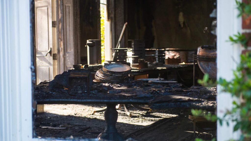 Photos show extensive fire damage to Pennsylvania Governor Josh Shapiro’s residence after arson attack