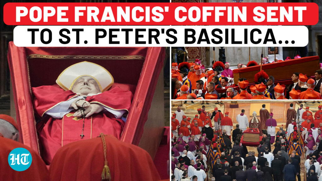 Pope Francis’ coffin transferred to St. Peter’s Basilica, thousands pay tribute