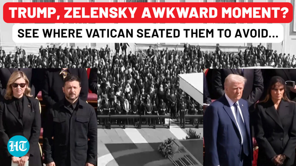 Pope funeral: Trump, Zelensky awkward moment? Watch how Vatican seated them to avoid…| USA| Ukraine