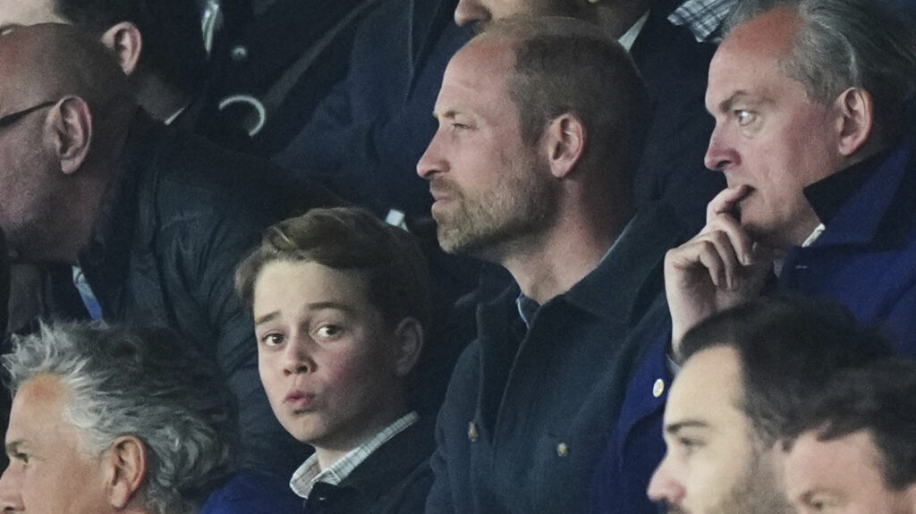Prince William, Prince George attend Paris soccer game in rare father-son outing | Photos