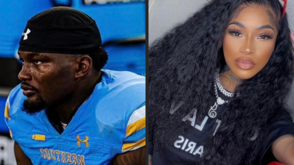 Quay Davis’ girlfriend Ja’ Yunna Monae reacts to video showing NFL-hopeful ‘choking’ her