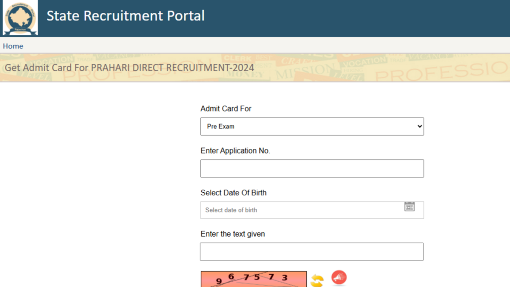 Rajasthan Jail Prahari admit card 2025 released, direct link to download