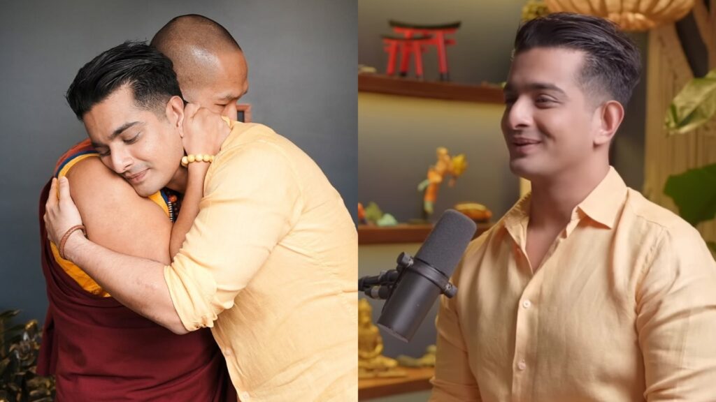 Ranveer Allahbadia chats with a Buddhist monk in his comeback podcast; fans see a difference: ‘Like a child finding…’