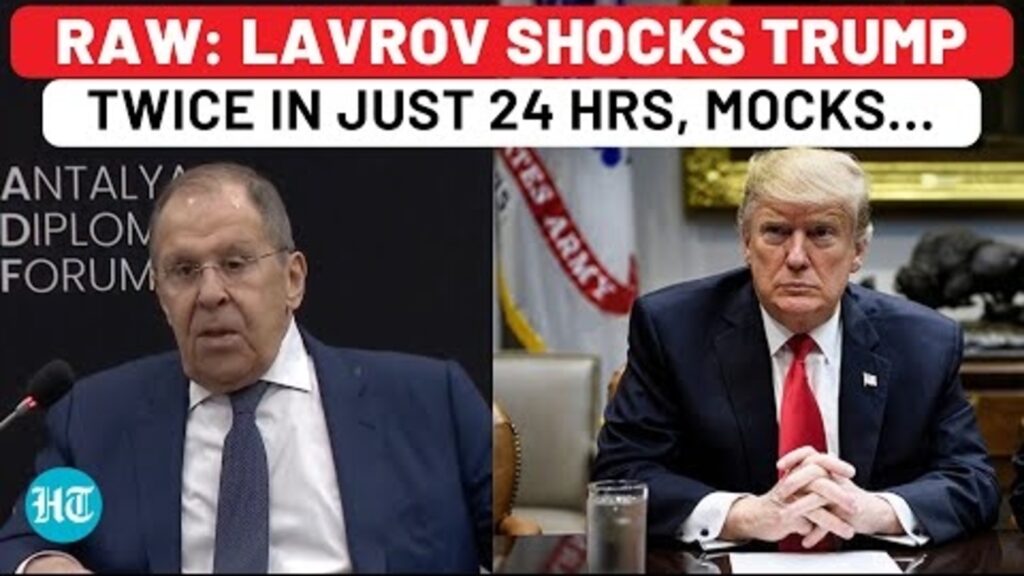 Raw Speech In English: Lavrov Strikes Again, Stuns Trump In Front Of Media | Putin’s Aide Mocks NATO