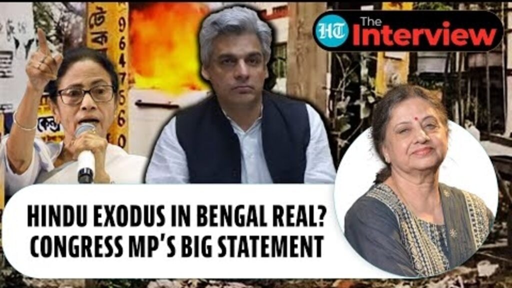 Real Questions: As WAQF Row Explodes, Congress MP on the Spot: Are Hindus Under Threat in Bengal?