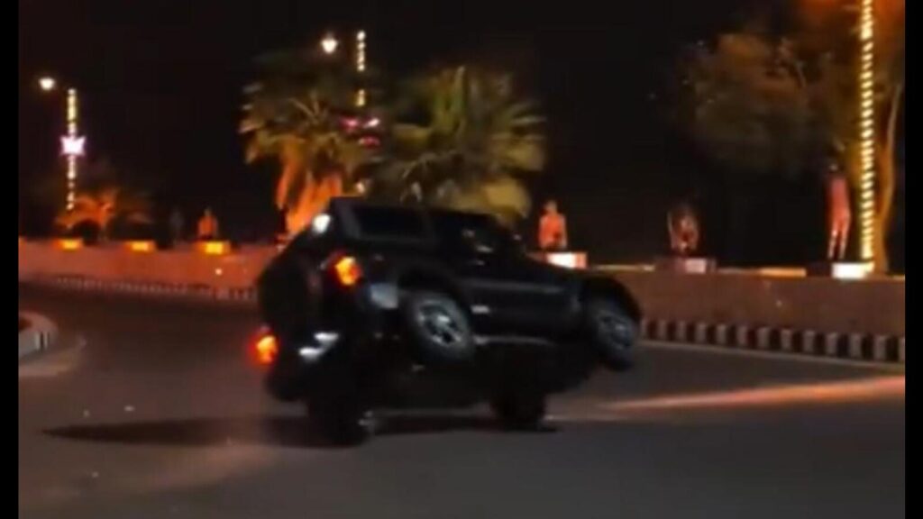 Reckless stunt videos surface near Lko top cops’ offices