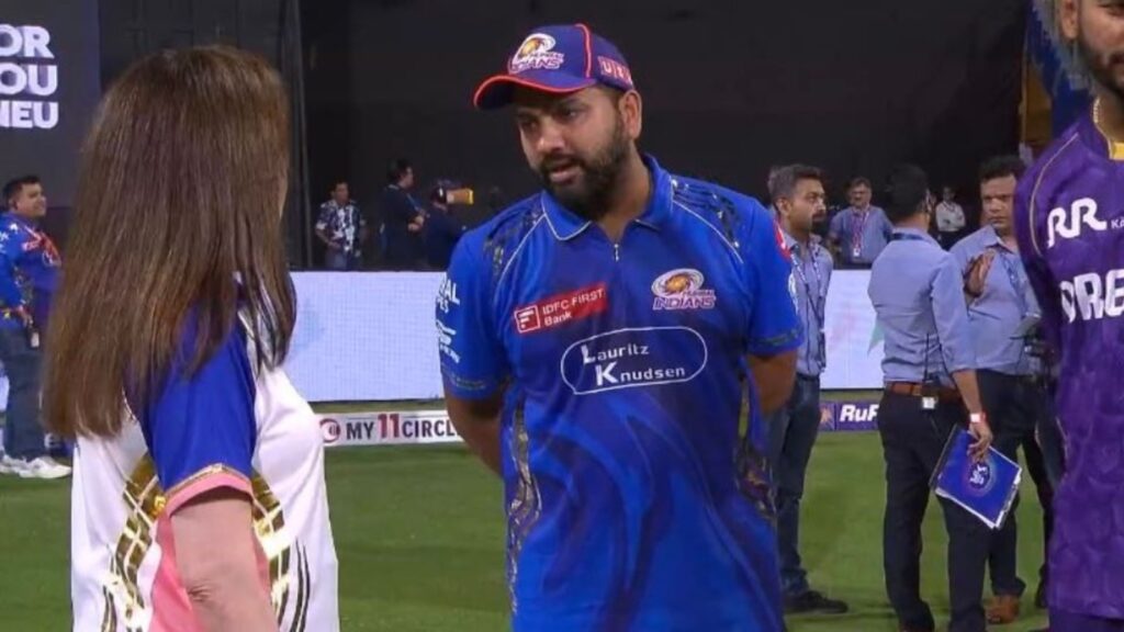 Rohit Sharma, Nita Ambani’s intense on-field chat grabs eyeballs after MI great’s flop show in IPL 2025