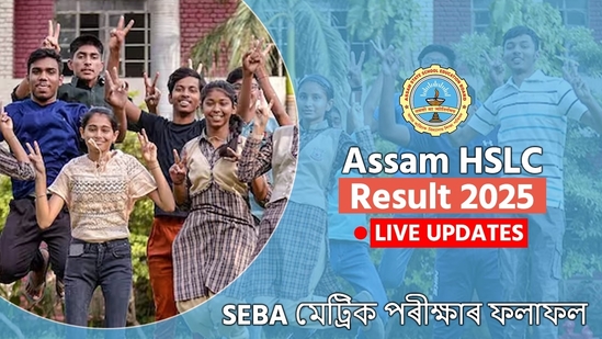 SEBA Assam HSLC Result 2025 LIVE: Matric results out, 63.98% pass, link soon