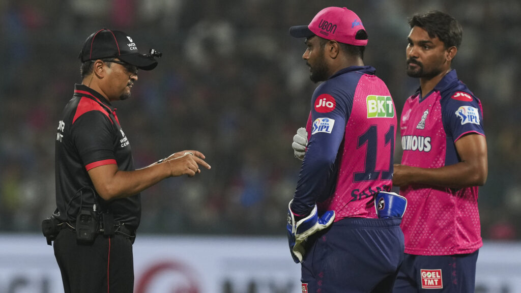 Sanju Samson warned mid-game as umpire walks to him, issues caution: ‘You can’t do that… unless it turns into WACA’