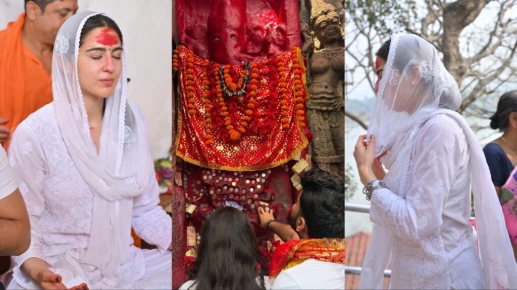 Sara Ali Khan offers prayers at Guwahati’s Kamakhya Temple, takes a boat ride in Brahmaputra. See pics | Bollywood