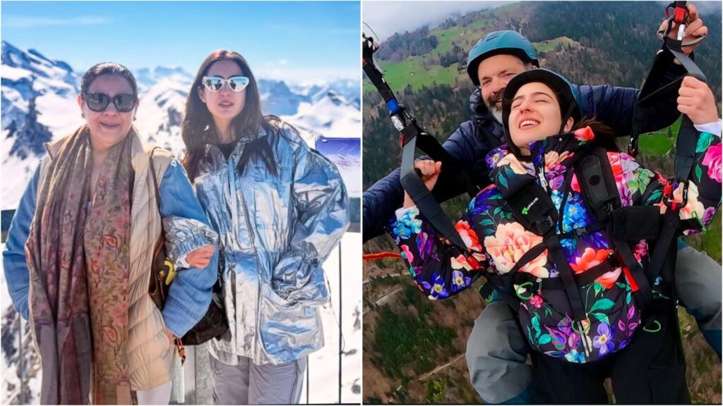 Sara Ali Khan shares stunning postcards from her Switzerland vacation with Amrita Singh and Ibrahim: Pics | Travel