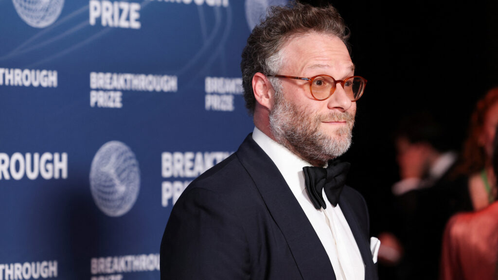 Seth Rogen’s jokes about Donald Trump at Breakthrough Prize ceremony removed from YouTube