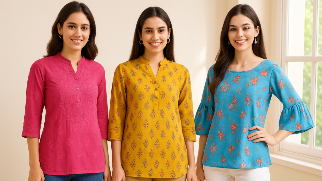 Short kurtis under 500: Explore budget fashion options for women to pair with jeans, skirts, palazzos and more! | Fashion Trends