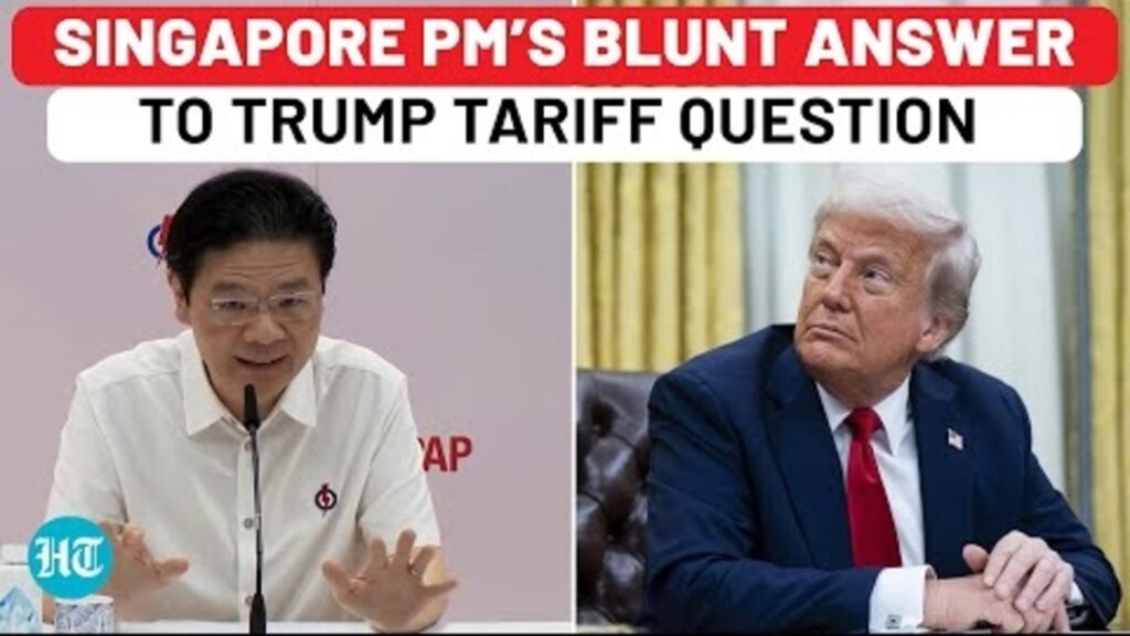 Singapore PM Lawrence Wong gives stunning answer to Trump tariff question: ‘look what happened’