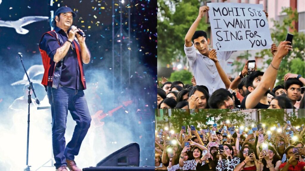 Singer Mohit Chauhan brings Masakali madness to IGDTUW’s Taarangana’25 fest at Kashmere Gate campus