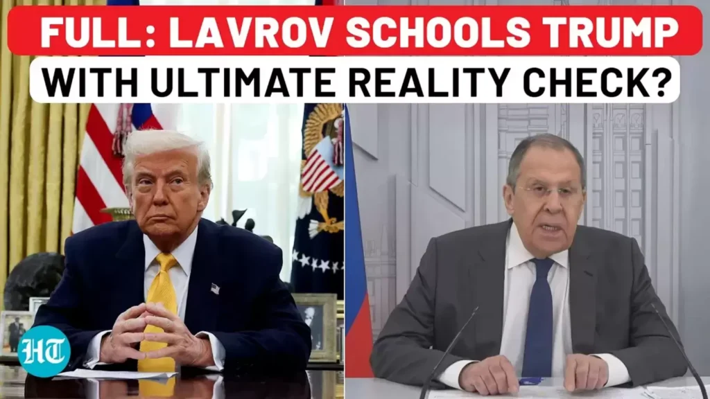 Speech: Trump Faces Brutal Reality Check from Lavrov on Crimea? Kremlin’s big message for Zelensky