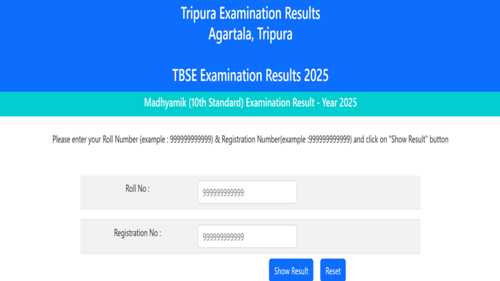 TBSE 10th Results 2025 released, direct link to check Tripura Class 10 marks