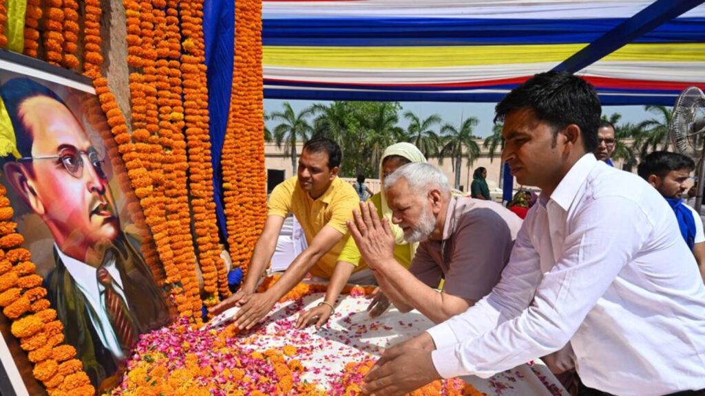 Thousands gather across Noida to pay tribute on Ambedkar Jayanti