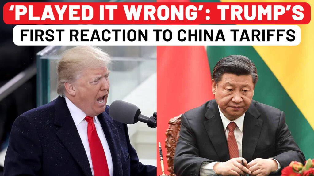 Trump First Reaction As China Slaps Retaliatory Tariffs On US: ‘Panicked, Played It Wrong’|Trade War