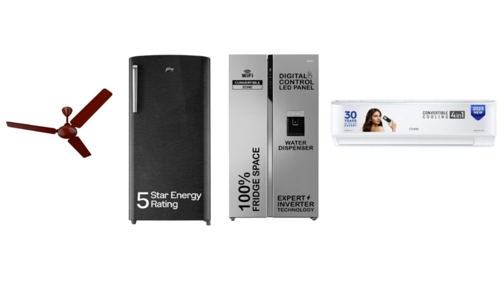 Up to 69% off on ACs, air coolers, fans, refrigerators in Amazon Summer Fest!