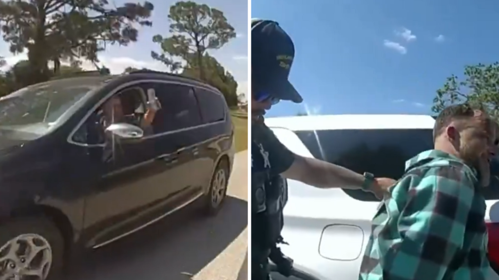 Video shows Florida man casually offering vodka to cops chasing him: ‘You guys had fun?’ | Trending