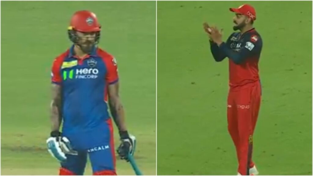 Virat Kohli secretly plots Faf du Plessis’ dismissal, signals for a catch; then grabs it himself in very next over