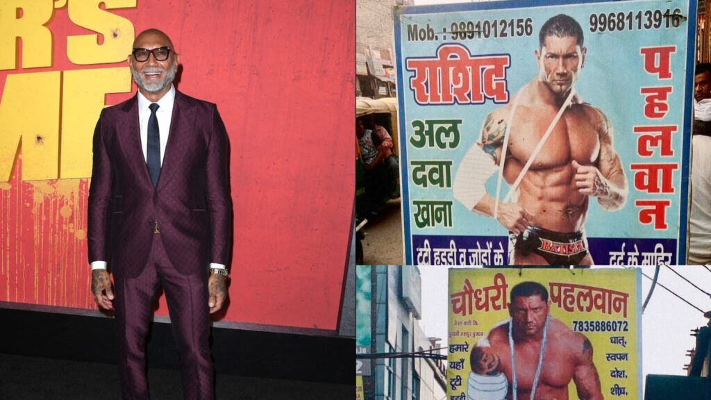 WWE superstar Bautista shares his photoshopped images used in Indian clinics; Netizens say ‘Our way of showing love…’