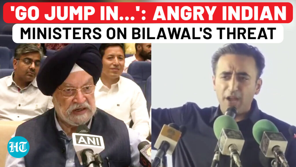 Watch Indus Treaty faceoff: ‘Go jump in the river!’ Indian ministers fire back at Bilawal Bhutto