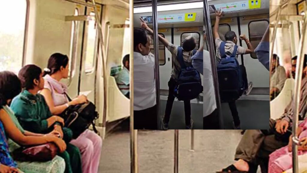 Watch: Passenger breaks into impromptu dance while singing ‘Radhe Radhe’ inside Delhi Metro; video viral