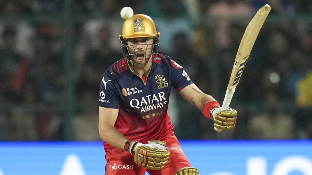 Why is Phil Salt not playing for RCB against Delhi Capitals?