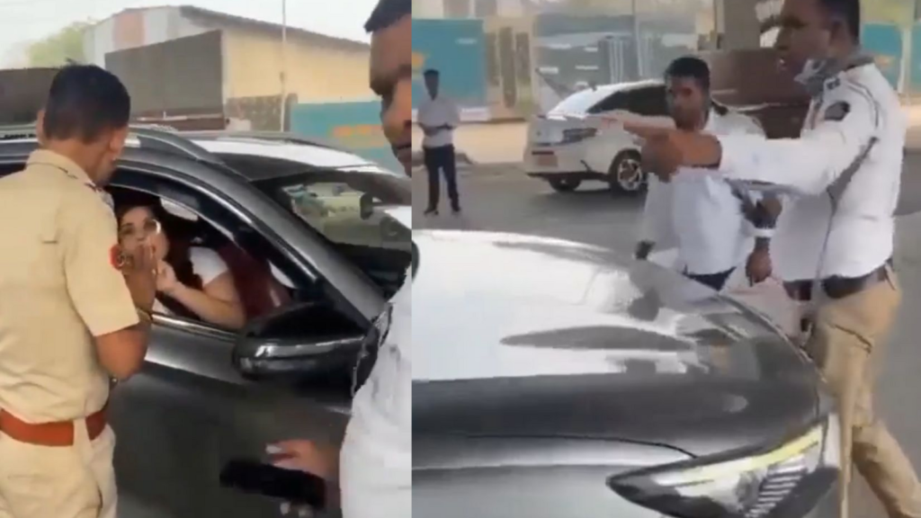 Woman driving MG Astor in Maharashtra hits traffic cop with car: ‘Reckless behaviour’ | Trending