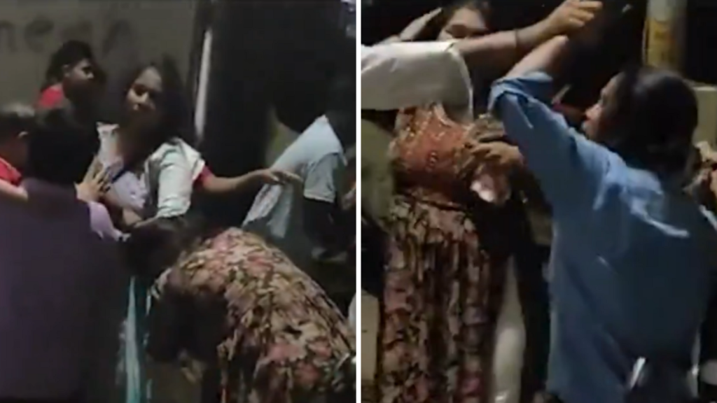 Women holding baby thrashed by neighbours in Dombivli for saying ‘excuse me’ in English not Marathi | Trending